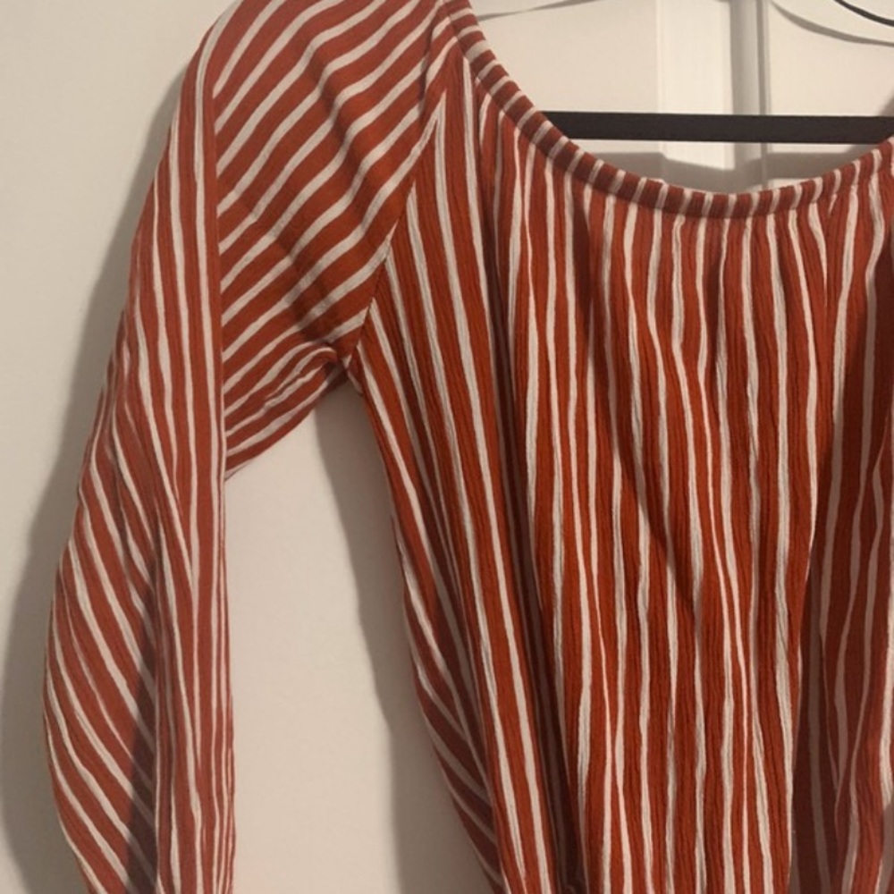 Striped Romper - Picture 2 of 4